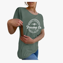 Brand: Generic
Nursing Breastfeeding Shirts for Maternity Women Summer Comfort Tops Friendly Zip Tshirts Mama's Boobery Always On Tap Tops Size: S