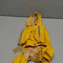 LOS ANDES Dog Raincoat Waterproof Rain Jacket with Hood for Small Dogs, Snowproof Windproof Lightweight Puppy Clothes with Reflective Strap and Leash Hole XL