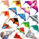 Mini Kites for Kids,Finger Launcher Kites Easy to Fly,Party Favors for Kids 4-8-12 Outdoor Toys Beach Games,Treasure Box Toys for Classroom Prizes Mini Kite Bulk