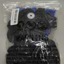 Waterproof Dog Boots for Small/Medium Dogs -Dog Paw Protectors Dog Suspender Boots Anti-Slip Pet Shoes for Outdoor Walking, Reflective Stay-On,Dirt-Proof Comfortable Booties (Black, Small)