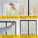 Magnetic Screen Door, Self Sealing Heavy Duty Mesh, Hands Free Bug Barrier, Pet Friendly & Kid Friendly