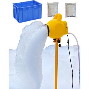 LANGXUN 800W Foam Machine for Summer Water Toys - Foam Maker Cannon with 2 Foam Particle Bags and Water Tank, for Birthdays Party, Backyard Summer Pool Parties Commercial Events