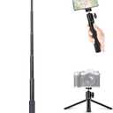 JCWINY 30" Tall Webcam Stand Tripod Extendable Desktop Tabletop Webcam Tripod Web camera Mount Aluminum Desk Tripods Stand for Logitech Brio Webcams C925e C922x C930e C922 C930 C920 C615 iPhone Camera