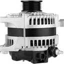 Alternator for Jeep Wrangler 2007-2008 3.8L V6, for Chrysler Town & Country/Dodge Grand Caravan 2008-2010 3.3L 3.8L V6, for Voyager 2008 3.3L, for Volkswagen Routan 2009-2010 3.8L, 4801304AA 11295