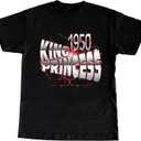 Unisex-Adult Standard 1950 T-Shirt (Large, Black)