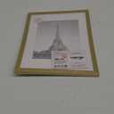 upsimples 11x14 Picture Frame, Display Pictures 8x10 with Mat or 11x14 Without Mat, Wall Hanging Photo Frame, Gold, 1 Pack