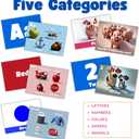 Letters, Numbers, Colors, Shapes & Animals Flashcards for Toddlers | Fun Educational Learning Toys | Premium Quality Cards for Kids Ages 1-3 | Early Childhood Learning & Development