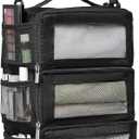 Suitcase Organizer Travel Bags Organizer for Luggage Compression Hanging Packing Cubes for Travel Carry on Closet (Bag Only) (Small, Black)
