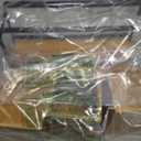 PTSTING Silverware Caddy Wood Utensil Holder Paper Plate Dispenser Silverware Utensil Caddy Cutlery Flatware Organizer Box for Spoons Forks Plates Napkins (Brown)