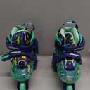 Kids Roller Skates for Beginners - ZOOBLISS Toddler Roller Skates for Boys and Girlswith Light-Up Wheels & 4 Adjustable Sizes, Tri-Wheel Training Skates for Kids S-Small(11C-1Y US)