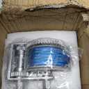 Heavy Duty Boat Winch, 4500 lbs Capacity, All Steel Construction with 2 Inch x 32 Feet Nylon Strap, Manual Hand Crank for Marine Trailer Loading