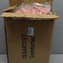 TEXARTIST Premium 2100 Series Queen Comforter All Season Breathable Terracotta Burnt Orange Comforter Soft Quilted Down Alternative Duvet Insert with Corner Tabs Luxury Hotel Style (90"x90")