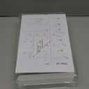 OPNICE Clear Acrylic Desk Organizers and Accessories, Dual Monitor Stand Riser with Drawer, Desk Shelf Computer Racks for Office Workspace Organizers, Desktop Organization (Transparent)