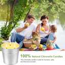 Citronella Candles Outdoor, 34OZ Large Citronella Candle for Patio, 3 Wicks Natural Soy Candle for Summer, 200 Hours Long Lasting Burn Outside Candles for Garden, Yard Balcony, Camping