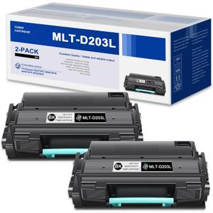 MLT-D203L High Yield Toner Cartridge 2-Pack Replacement for Samsung D203L MLTD203L Toner for ProXpress M3320ND M3820DW M3370FD M3870FW Printer Toner (Black)