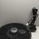Lasko Oscillating Cyclone Pedestal Fan, Adjustable Height, Timer, Remote Control, 3 Speeds, for Bedroom, Living Room, Home Office, 18", Black, 1843