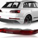 Rear Bumper Brake Tail Light Kit Compatible with Audi Q7 SUV 2016-2023 Right Passenger Side Lower Rear Tail Fog Lamp Replace (Right Passenger Side)