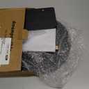 Key Holder for Wall Decorative with Shelf and Hooks, Mail Organizer Wall Mount, Circular Design Entryway Key Rack Hanger, Rustic Home Decor (Black)