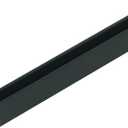 Outwater Plastics Black 3/16'' Styrene Plastic U-Channel/C-Channel 36 Inch Lengths (Pack of 3)