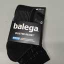 Balega Blister Resist Performance Crew Athletic Running Socks for Men and Women (Black, M)