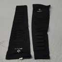 2PCS Padded Elbow Forearm Sleeves Compression Arm Protective Support (Large)