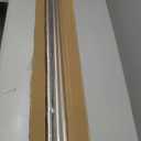 1 1/8 Inch Diameter Curtain Rods 144 to 240 Inches(12-20ft), Telescoping Heavy Duty Large Drapery Rod with Adjustable Aluminum Alloy Bracket, Solid End Caps for Windows Decoration, Brushed Nickel