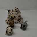 5 Pcs Cheetah Stuffed Animals Set Large Mommy Cheetah Plush with 4 Soft Cuddly Baby Cubs in Her Tummy for Boys Girls Birthday Graduation Gifts Forest Party Decors(Lying Style)