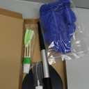 8 Pcs Car Windshield Cleaner Tool Kit with Extendable Handle, Microfiber Towel Pads, Brush, Empty Spray Bottle for Auto Glass Wiper Suvs Rvs & Home Windows(Blue)