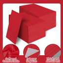 100 Pcs Red Paper Napkins Disposable - Red Guest Dinner Napkins for Bathroom Wedding Birthday Anniversary Graduation Party