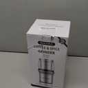 Secura Electric Coffee Grinder and Spice Grinder with 2 Stainless Steel Blades Removable Bowls