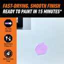 Gorilla High Performance Wall Repair Color Change, 16 Ounce Tub, Applies Purple, Dries White Spackling & Primer in One, Shrink & Crack Resistant