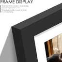 DUENPY 11x14 Collage Picture Frame, 4x6 Collage Picture Frame, Displays Five 4x6 inch Photos, or 11x14 (Without Mat) Wall Decor Wall Hanging or Tabletop, Black.