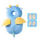 Baby Toddler Head Protector, Baby Head Protection Backpack, Adjustable(Little Dragon)
