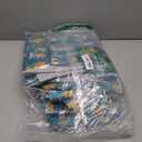 7 Pcs Ferret Cage Liner Washable Ferret Pads Bedding Cage Accessories Kit for Small Animals Hamster Rats Chinchillas Hedgehogs Guinea,Stain-Resistant Material (Double Unit Set,Cartoon Teal)