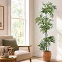 6ft Tall Artificial Tree, Real Touch Faux Plant for Home Decor