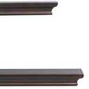 Floating Wall Shelves Sets 3 PCS with Invisible Bracket Picture Ledge Units and Storage,Office Wall Organizer (3, Espresso)