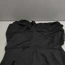 Womens Jumpsuits Dressy Elegant Batwing Sleeve V Neck One Piece Wide Leg Sexy Long Pants Romper Black 2XXL