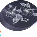 Black Cardstock 11.4 Inches - 250 GSM Paper Circle, Perfect for Crafts, Scrapbooking, Disposable Placemats, Making Signs & DIY