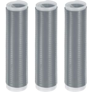 Uxcell 3 Pcs Silicone Pan Handle Sleeve, Heat Resistant Potholder Pot Holders Cover Sleeve for Frying Pan Handle Spatulas, Grey (M)