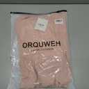 2025 Fall Cropped Sweater for Women Off The Shoulder Pullover Fluffy Knit Fashion Crop Top Holes Design (Pink, L)