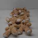 LELELONG 6 Pack Teddy Bears Bulk 13.5 inch Small Teddy Bear Stuffed Bears for Baby Shower Centerpiece Decorations for Christmas Valentine's Mother's Day for Kids or Adults (6 Light Brown)
