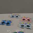 Dunzy 24 Pairs Novelty Birthday Sunglasses Sweet Cream Cake Sunglass Funny Sunglass Photo Props for Adults Happy Birthday Party Favors