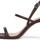 Modatope Womens Sandals Open Toe Strappy Sandals Ankle Strap High Heel Sandals for Women 7.5