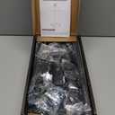 Perlegear Rolling TV Stand, Mobile TV Stand on Wheels for 13-50 inch TVs with Height Adjustment & 30° Tilt, Portable TV Cart with Wheels Holds 44lbs, Max VESA 200x200mm for Living Room, Bedroom