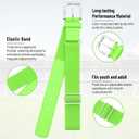 Baseball Socks and Belt Combo Set for Youth Boys Girls Adult, Softball Tball Belt Socks with Elastic Belts (Green, S)