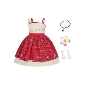 OFIHIDO Princess Costume for Girls,Princess Dress for Kids with Accessories,Halloween Costume for Girls Kids Dress Up 120