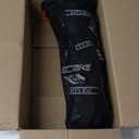MyLec MK5 Street/DEK Shin Pad, Lightweight & Durable Hockey Accessories, 360 Velcro Straps, Hard Front Shells, Breathable Material, Metatarsal Padding Ice Hockey Shin Guards, Foam Rubber (13", Black)