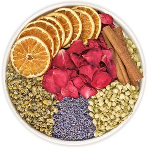 Simmer Pot Potpourri, Sweet Dreams Stovetop Potpourri with Jasmine, Lavender, Rose, Orange and Cinnamon, Simmering Potpourris for Home Fragrance, Odor Removal, Holiday, Relaxing, Housewarming Gift