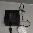 Gaiatop Mini Space Heater, Lightweight PTC Ceramic Fast Heating 500W Energy Efficient for Indoor Use, Overheating & 45 Tip-Over Protection, Portable Desk Electric Heaters for Office Home Black