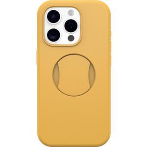 OtterBox iPhone 15 Pro (Only) OtterGrip Symmetry Series Case - Aspen Gleam (Orange), Built-in Grip, Sleek case, Snaps to MagSafe, Raised Edges Protect Camera & Screen